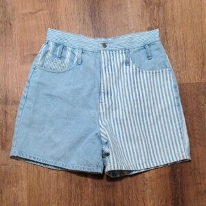 Gitano Light Blue Striped Shorts